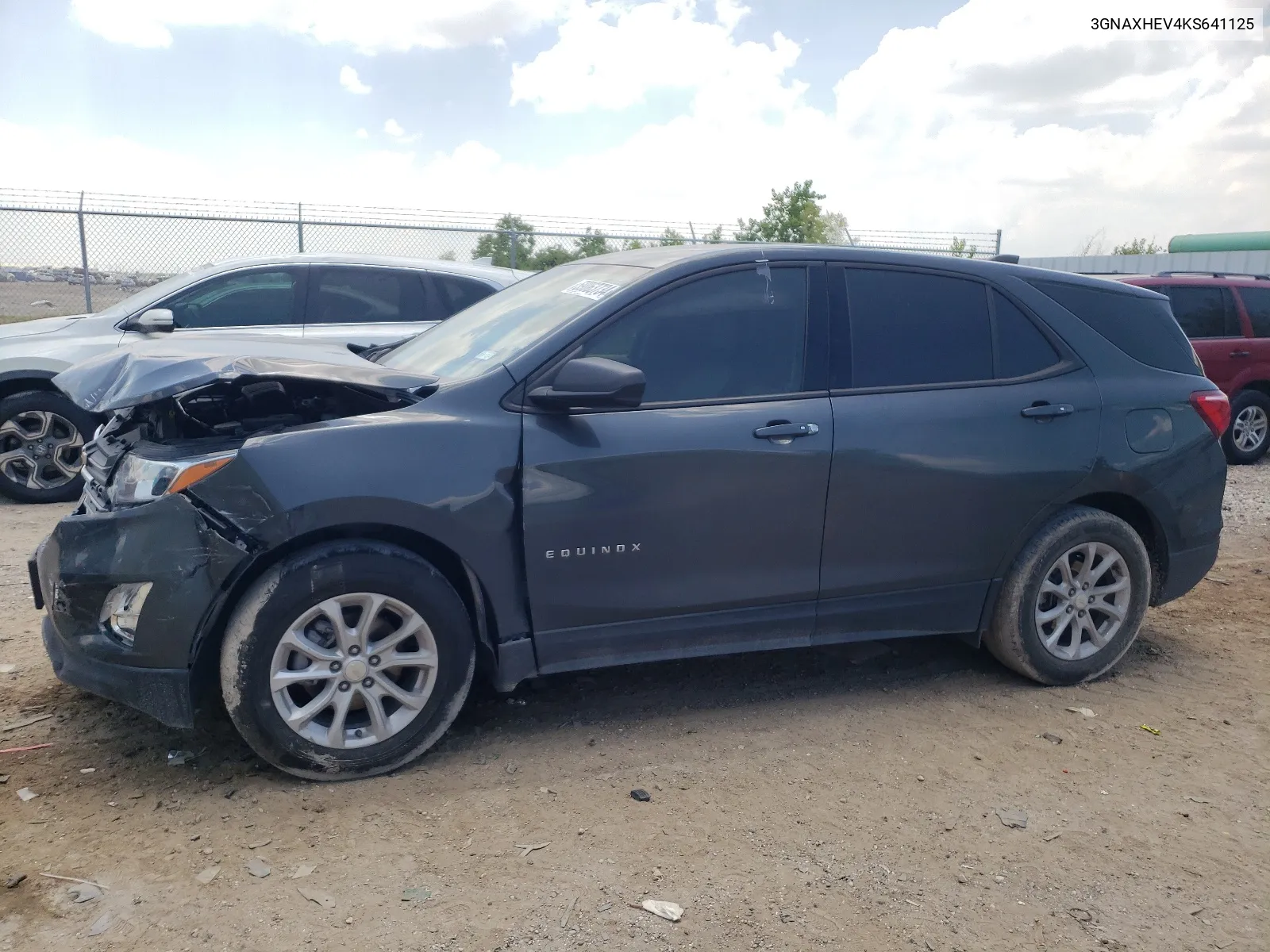 2019 Chevrolet Equinox Ls VIN: 3GNAXHEV4KS641125 Lot: 59063734