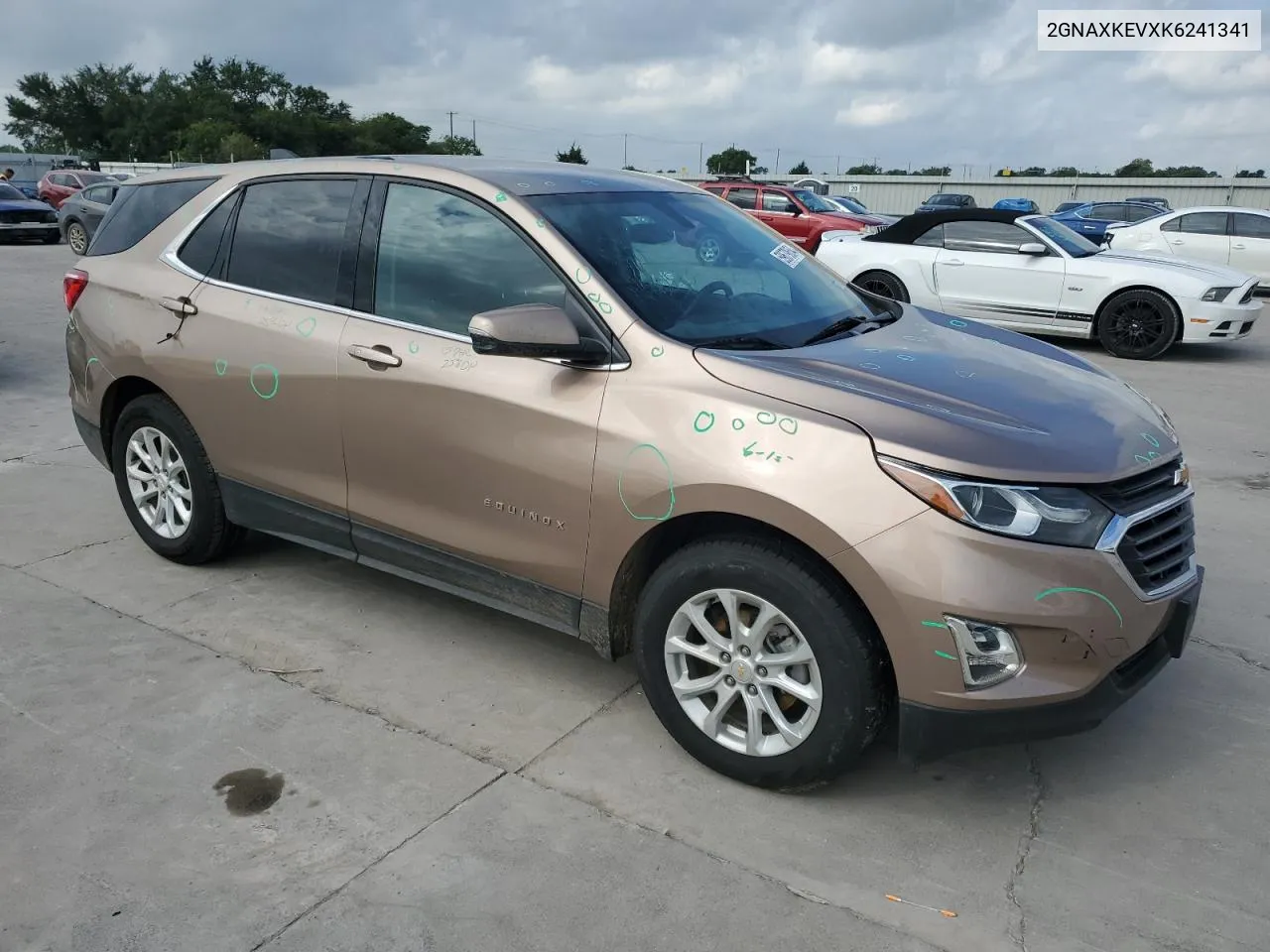 2019 Chevrolet Equinox Lt VIN: 2GNAXKEVXK6241341 Lot: 59679654