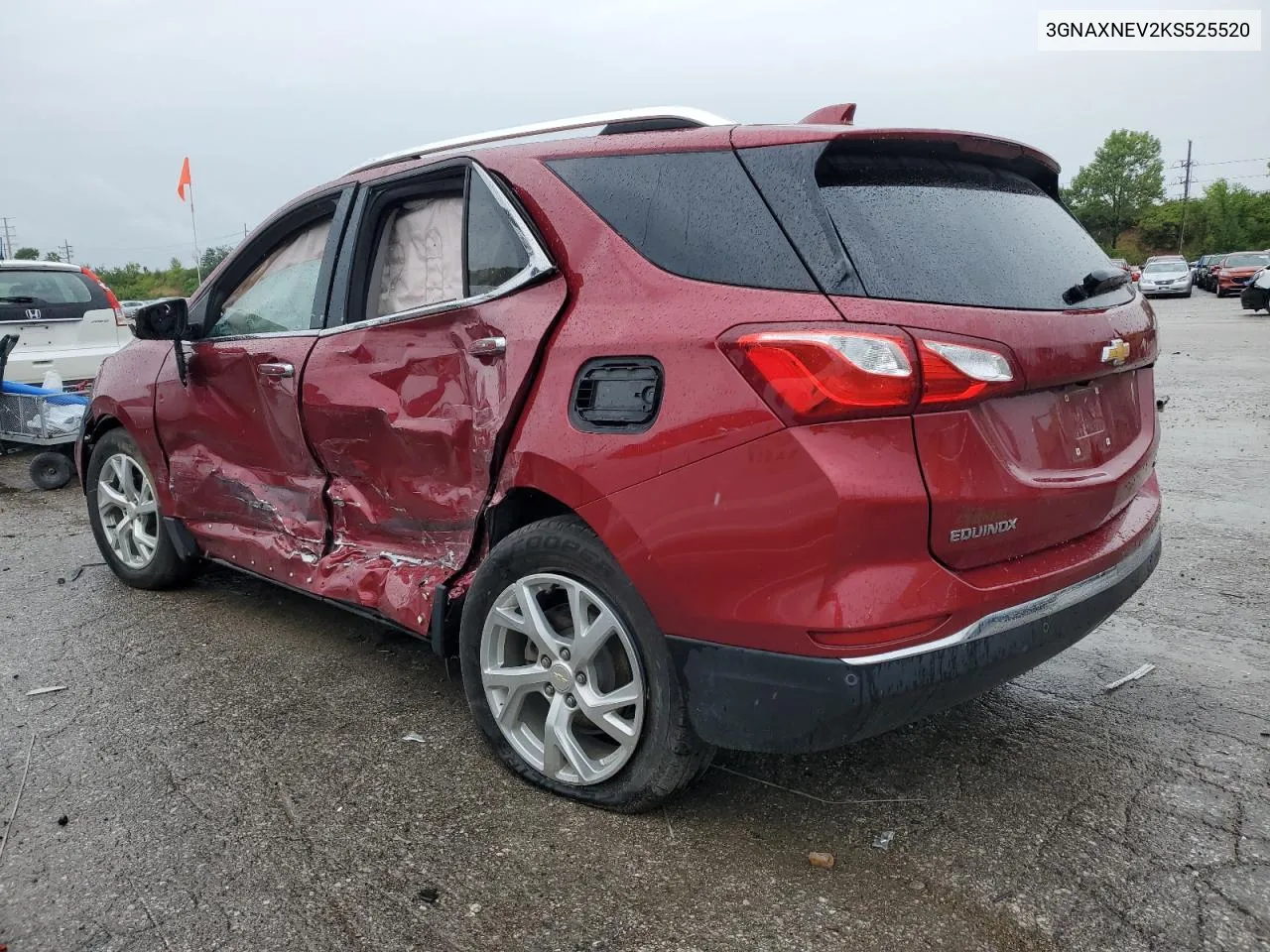 2019 Chevrolet Equinox Premier VIN: 3GNAXNEV2KS525520 Lot: 59851204