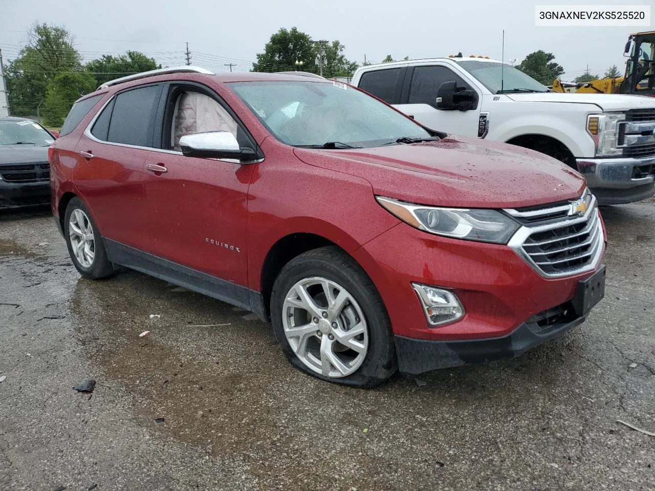 2019 Chevrolet Equinox Premier VIN: 3GNAXNEV2KS525520 Lot: 59851204