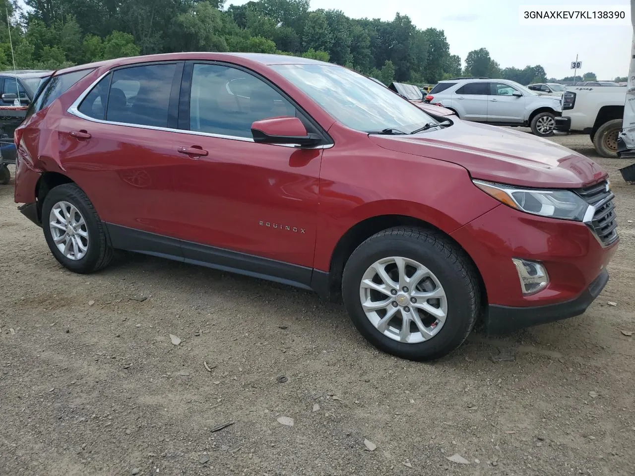 3GNAXKEV7KL138390 2019 Chevrolet Equinox Lt