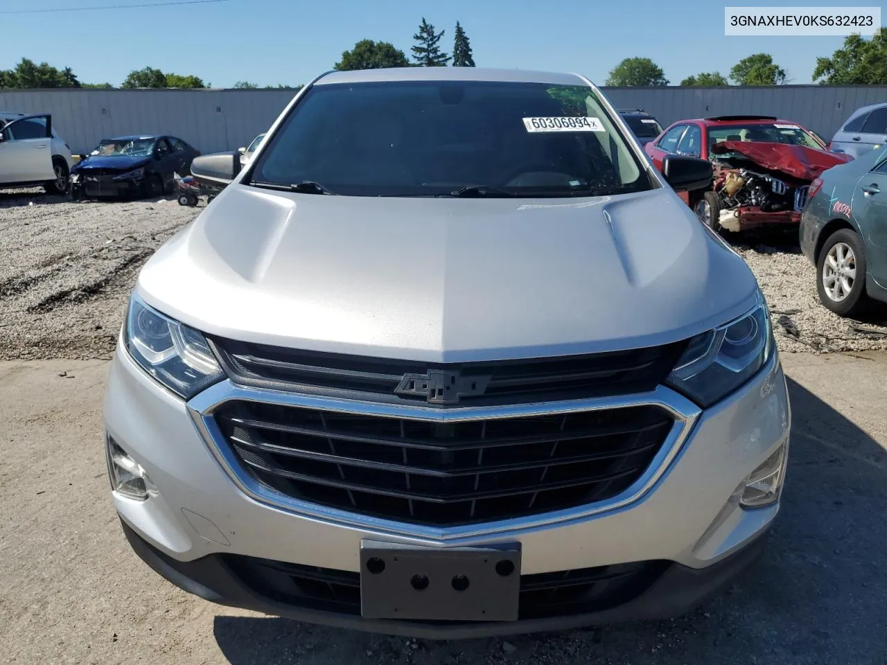 2019 Chevrolet Equinox Ls VIN: 3GNAXHEV0KS632423 Lot: 60306094