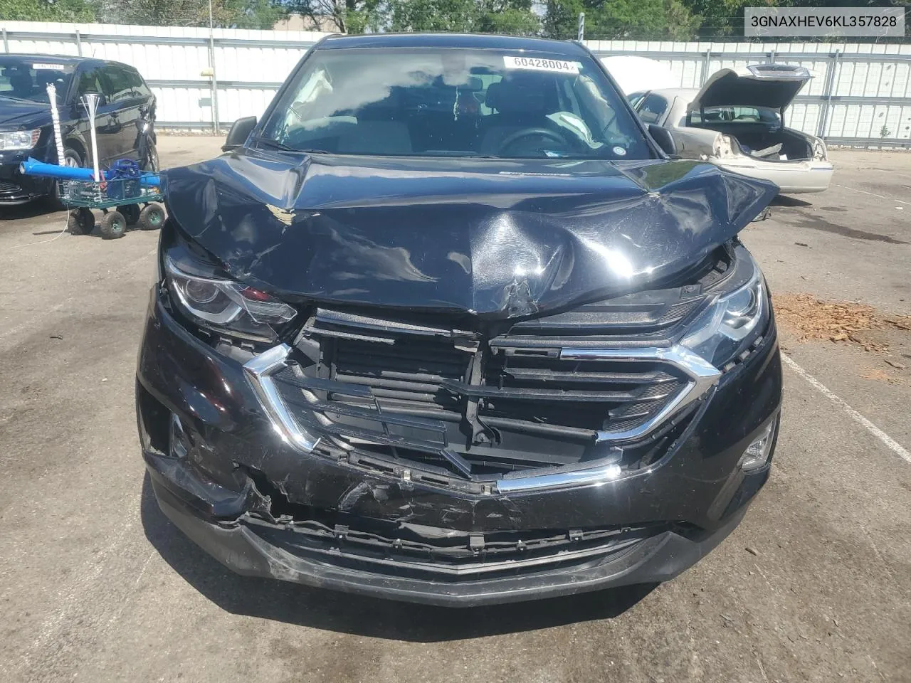 2019 Chevrolet Equinox Ls VIN: 3GNAXHEV6KL357828 Lot: 60428004