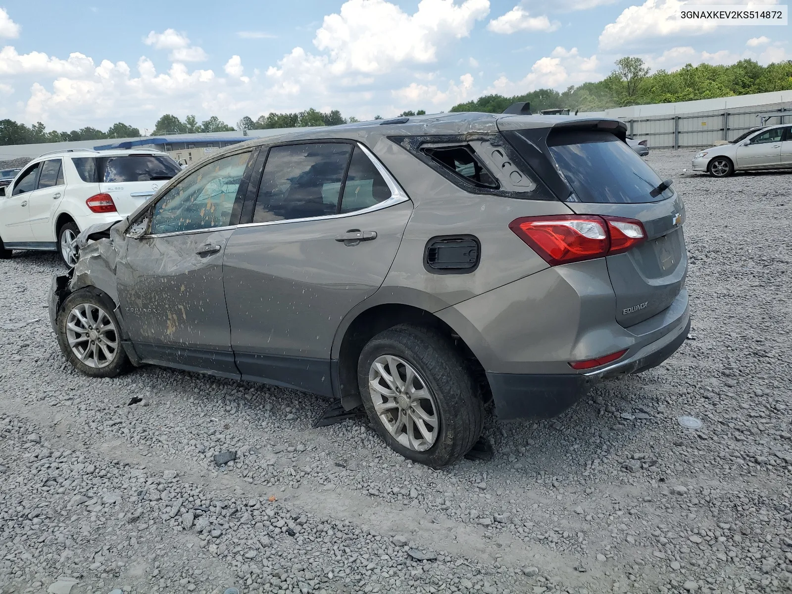 2019 Chevrolet Equinox Lt VIN: 3GNAXKEV2KS514872 Lot: 60517434