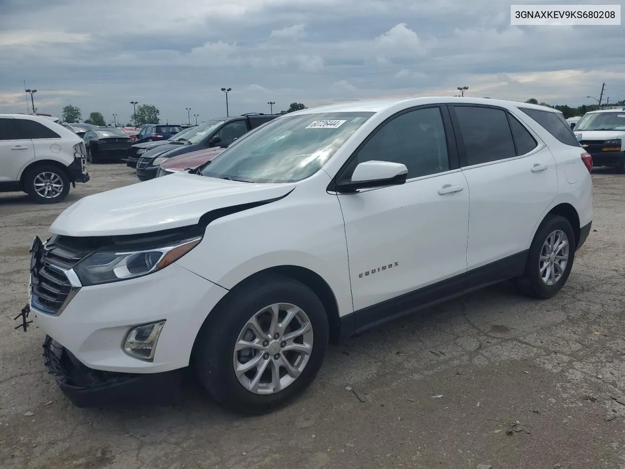 2019 Chevrolet Equinox Lt VIN: 3GNAXKEV9KS680208 Lot: 60726444