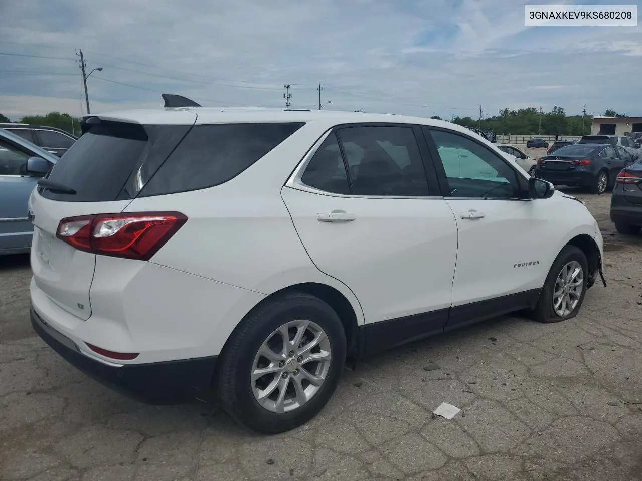 2019 Chevrolet Equinox Lt VIN: 3GNAXKEV9KS680208 Lot: 60726444