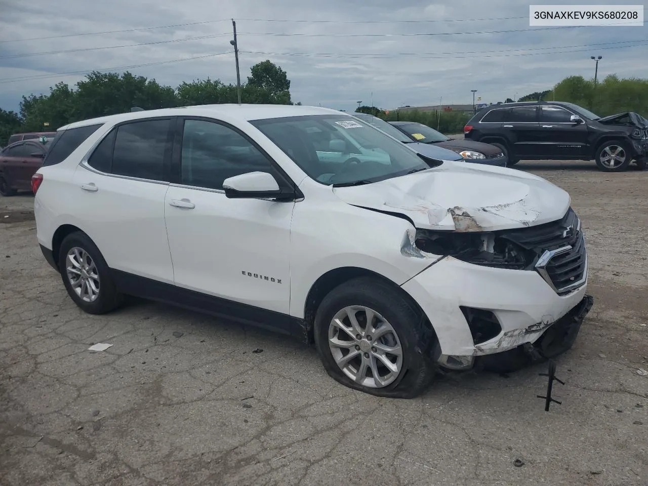 2019 Chevrolet Equinox Lt VIN: 3GNAXKEV9KS680208 Lot: 60726444