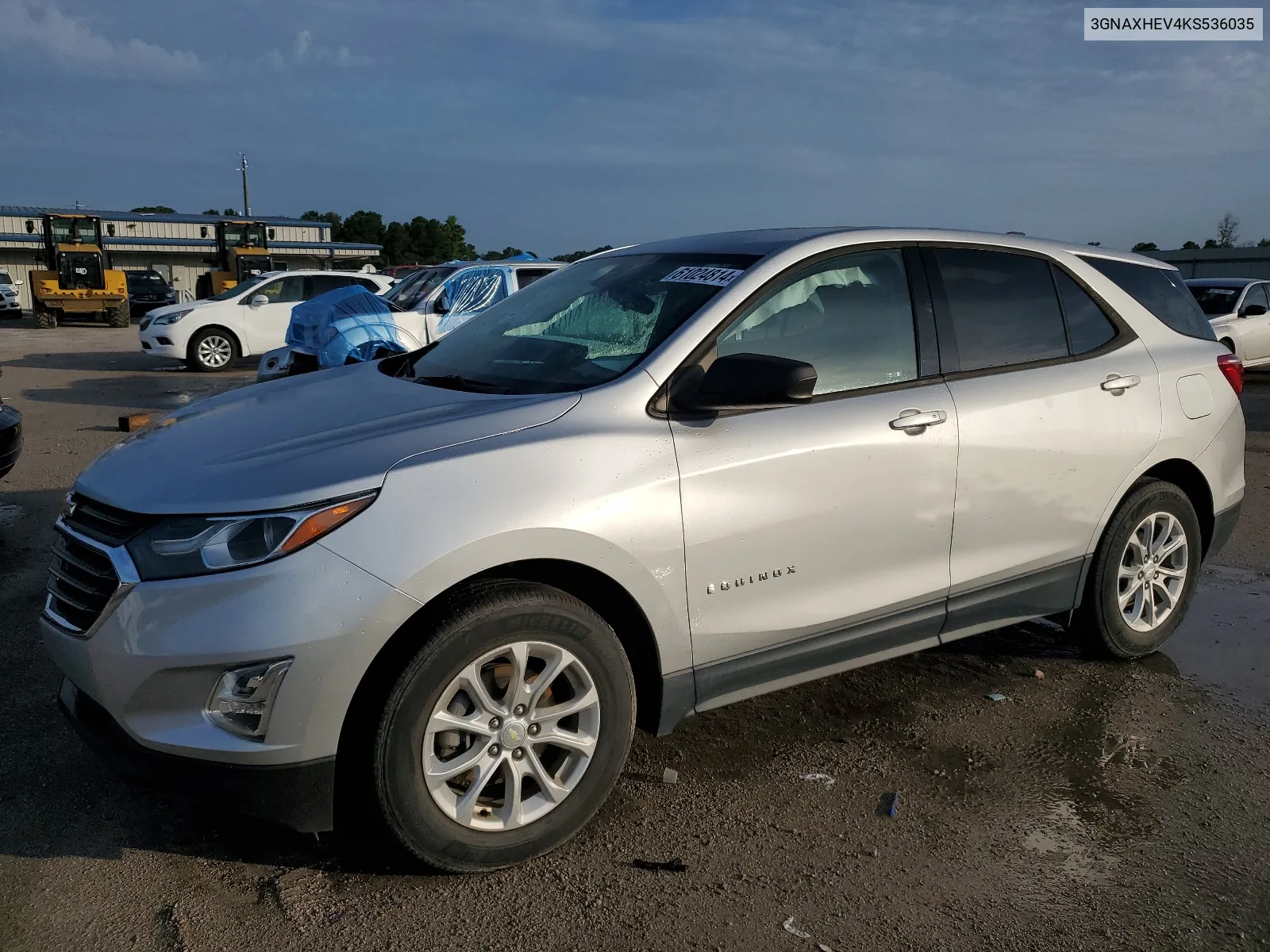 2019 Chevrolet Equinox Ls VIN: 3GNAXHEV4KS536035 Lot: 61024814