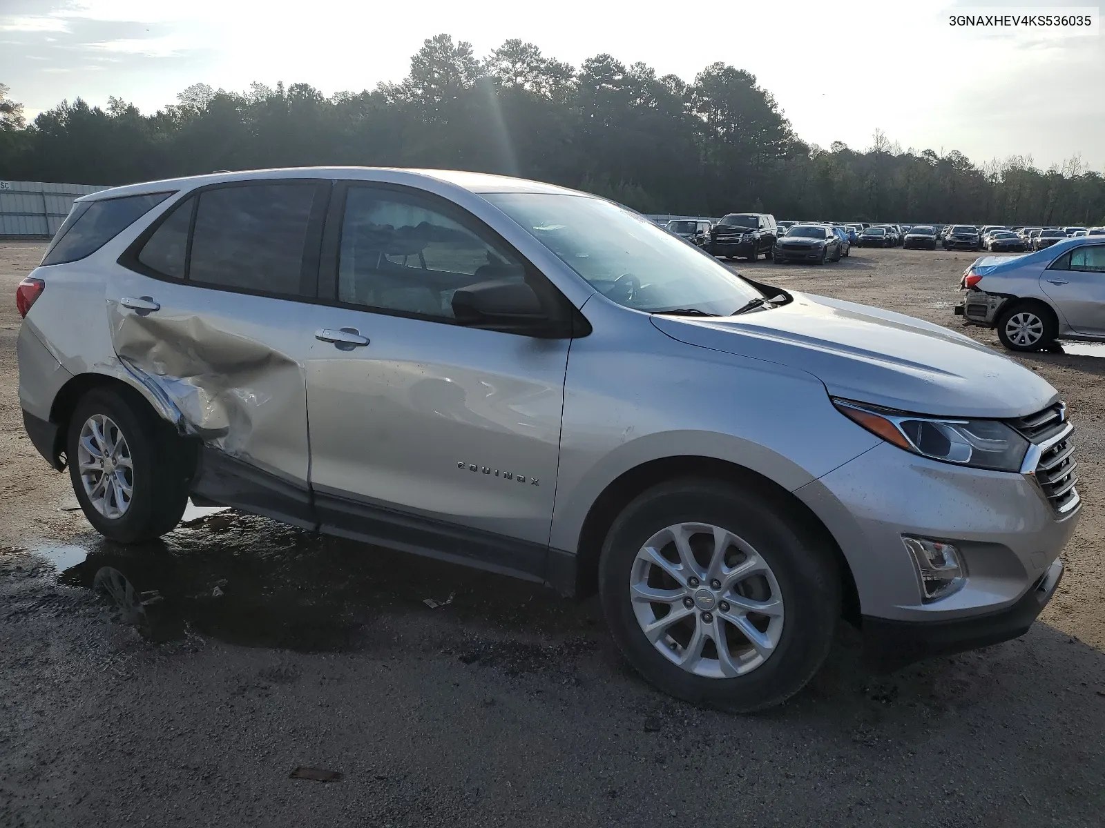 2019 Chevrolet Equinox Ls VIN: 3GNAXHEV4KS536035 Lot: 61024814