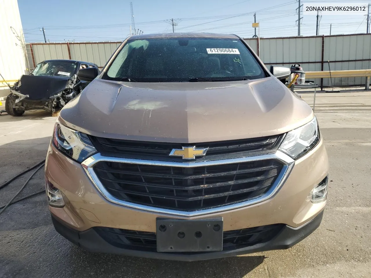 2019 Chevrolet Equinox Ls VIN: 2GNAXHEV9K6296012 Lot: 61290684