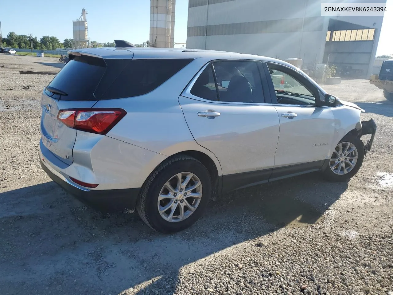 2019 Chevrolet Equinox Lt VIN: 2GNAXKEV8K6243394 Lot: 61573334