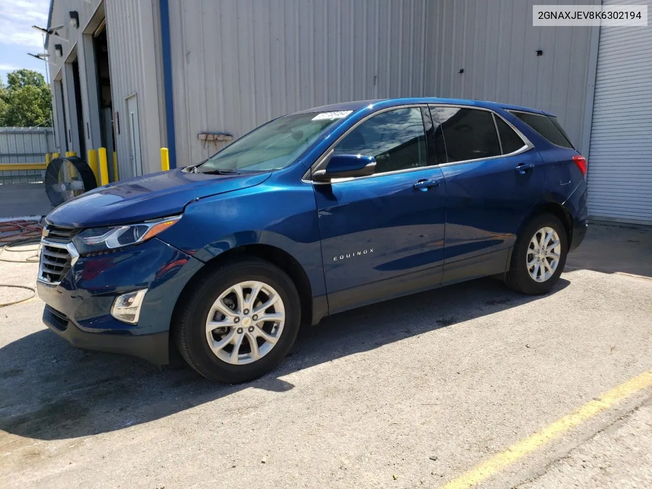 2019 Chevrolet Equinox Lt VIN: 2GNAXJEV8K6302194 Lot: 61708464