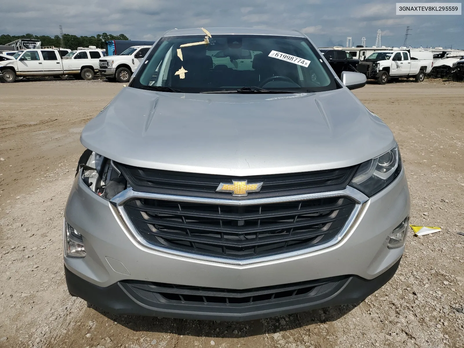 2019 Chevrolet Equinox Lt VIN: 3GNAXTEV8KL295559 Lot: 61998774