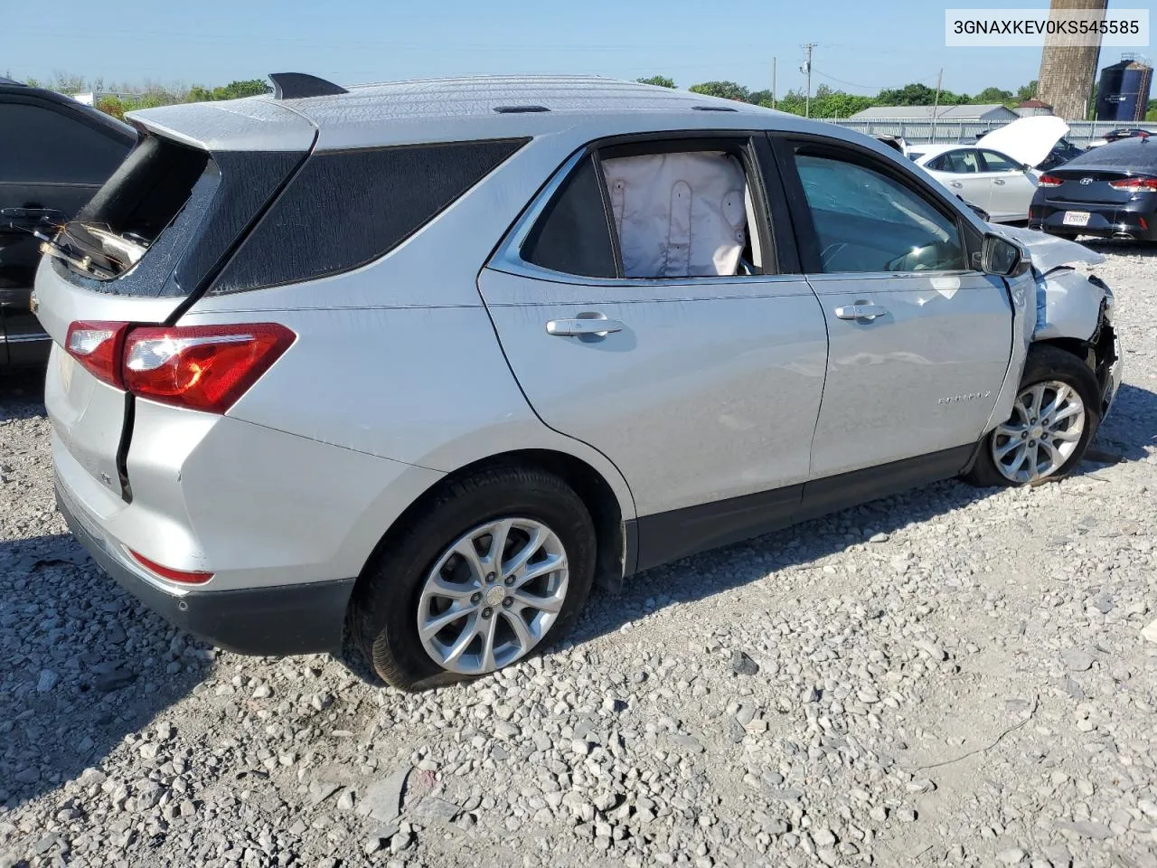 2019 Chevrolet Equinox Lt VIN: 3GNAXKEV0KS545585 Lot: 62048764