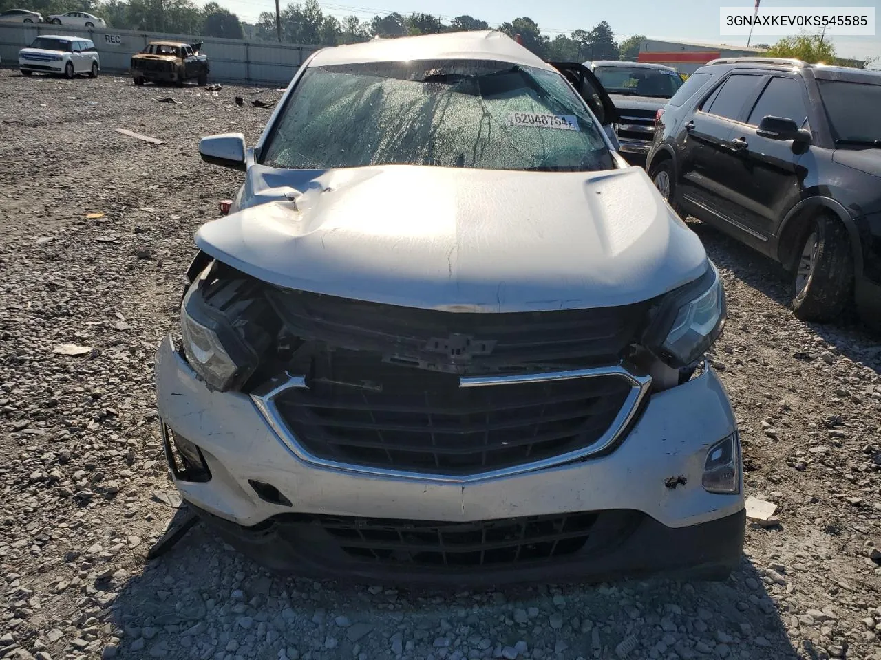 2019 Chevrolet Equinox Lt VIN: 3GNAXKEV0KS545585 Lot: 62048764