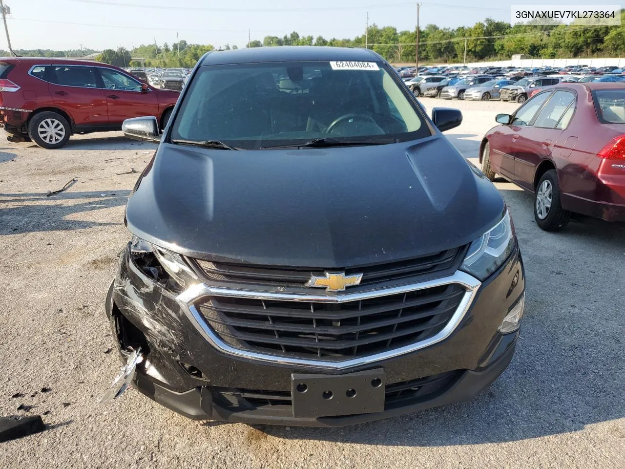 2019 Chevrolet Equinox Lt VIN: 3GNAXUEV7KL273364 Lot: 62404084