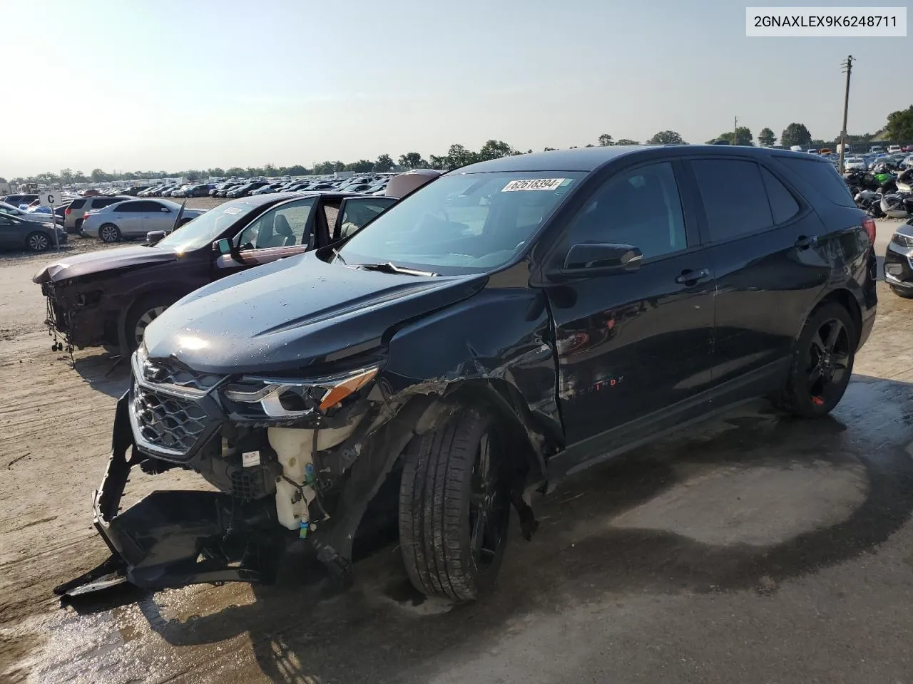 2019 Chevrolet Equinox Lt VIN: 2GNAXLEX9K6248711 Lot: 62618394