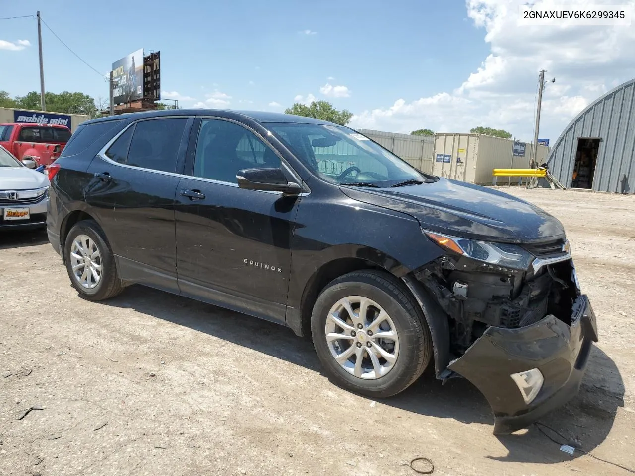 2019 Chevrolet Equinox Lt VIN: 2GNAXUEV6K6299345 Lot: 62663084