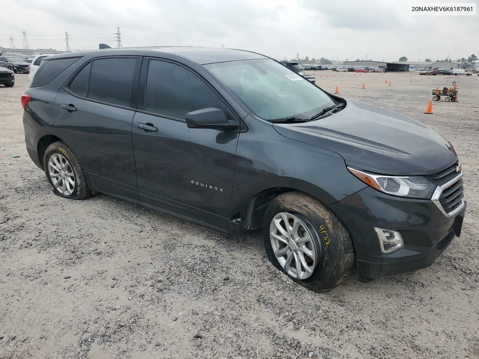 2019 Chevrolet Equinox Ls VIN: 2GNAXHEV6K6187961 Lot: 62838724