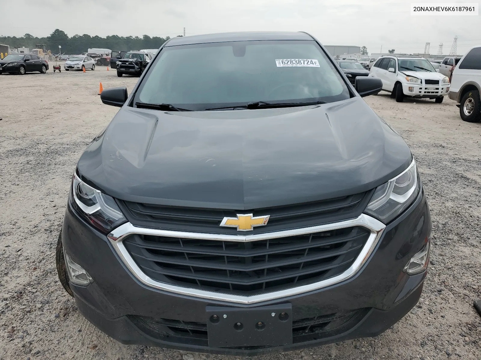 2019 Chevrolet Equinox Ls VIN: 2GNAXHEV6K6187961 Lot: 62838724