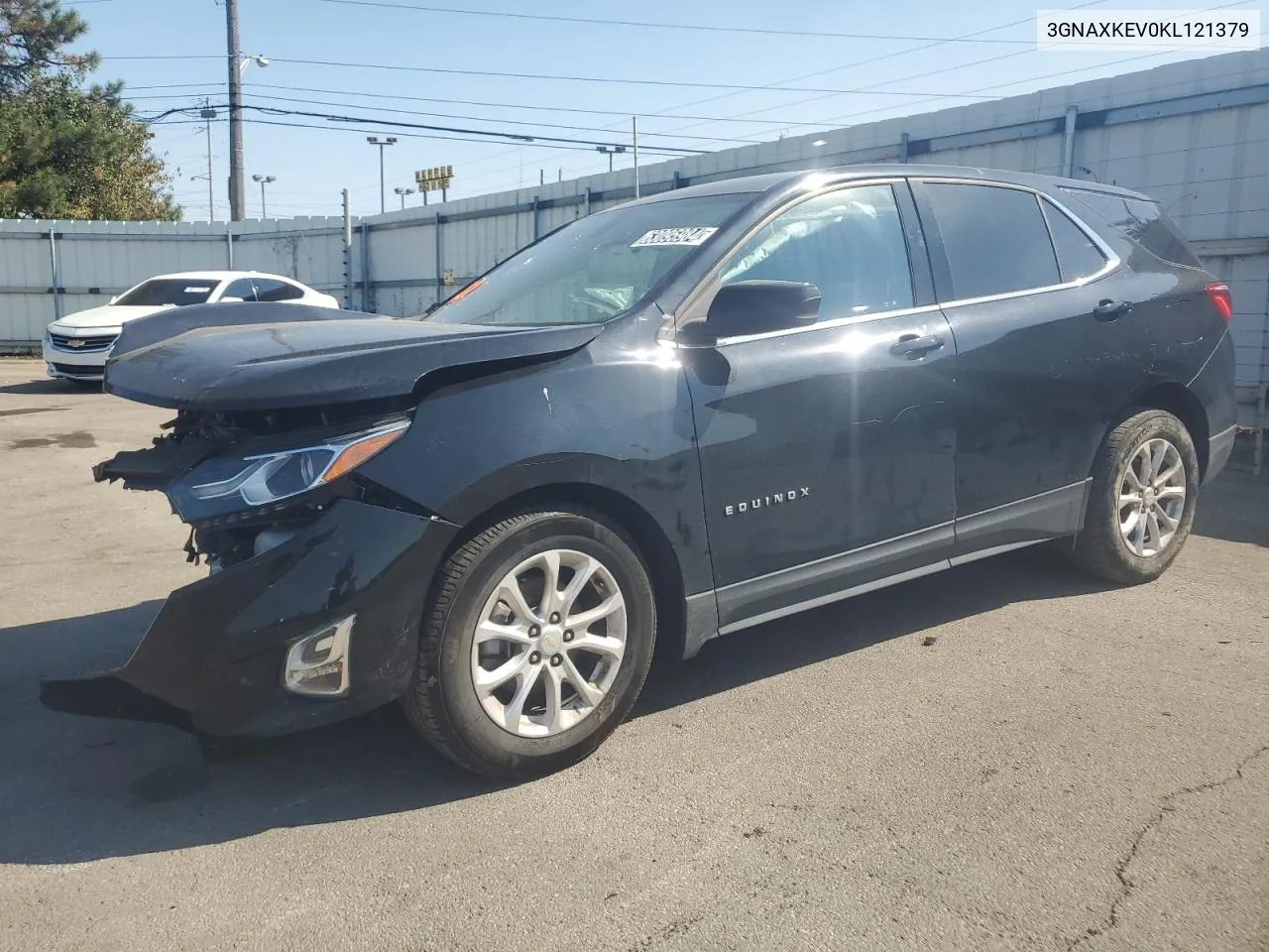 2019 Chevrolet Equinox Lt VIN: 3GNAXKEV0KL121379 Lot: 63095984