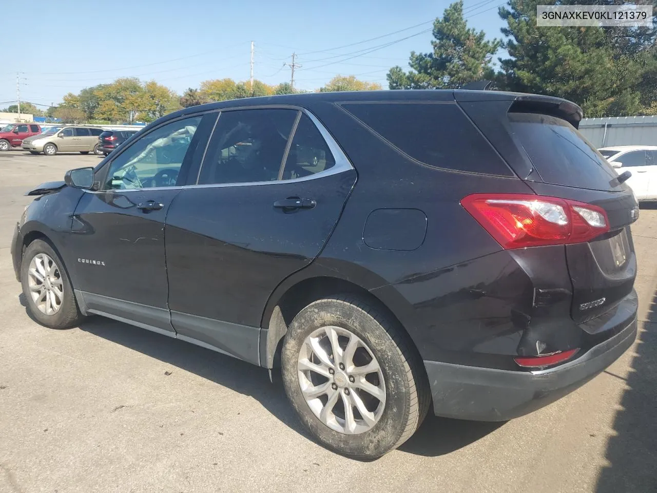 2019 Chevrolet Equinox Lt VIN: 3GNAXKEV0KL121379 Lot: 63095984