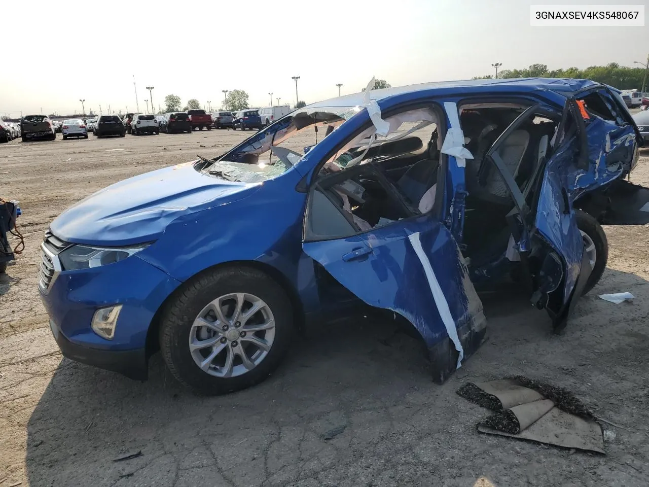 2019 Chevrolet Equinox Ls VIN: 3GNAXSEV4KS548067 Lot: 63109384