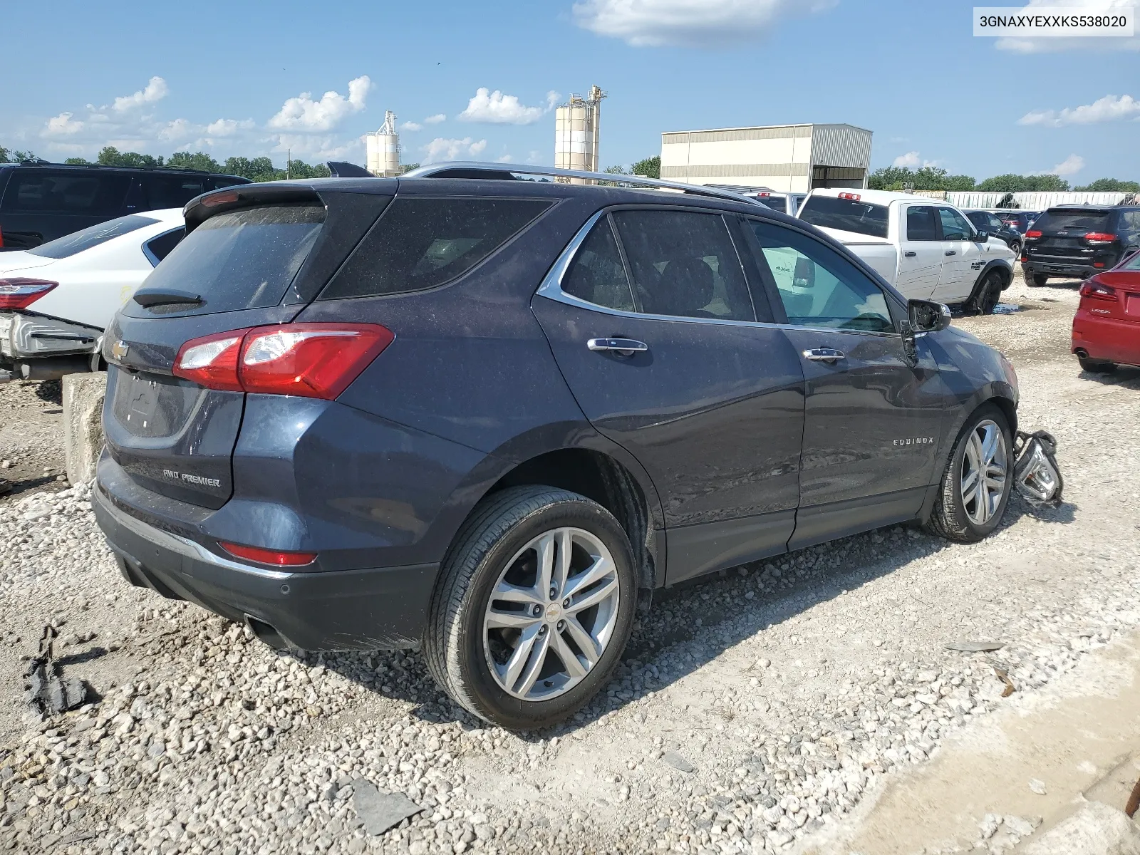 2019 Chevrolet Equinox Premier VIN: 3GNAXYEXXKS538020 Lot: 63144974