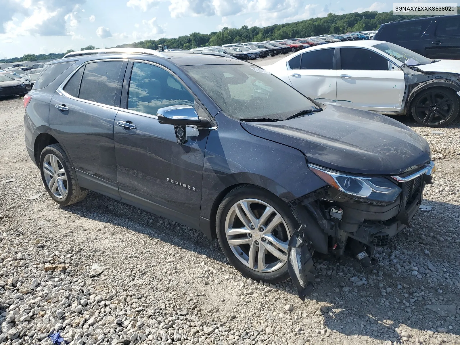 2019 Chevrolet Equinox Premier VIN: 3GNAXYEXXKS538020 Lot: 63144974