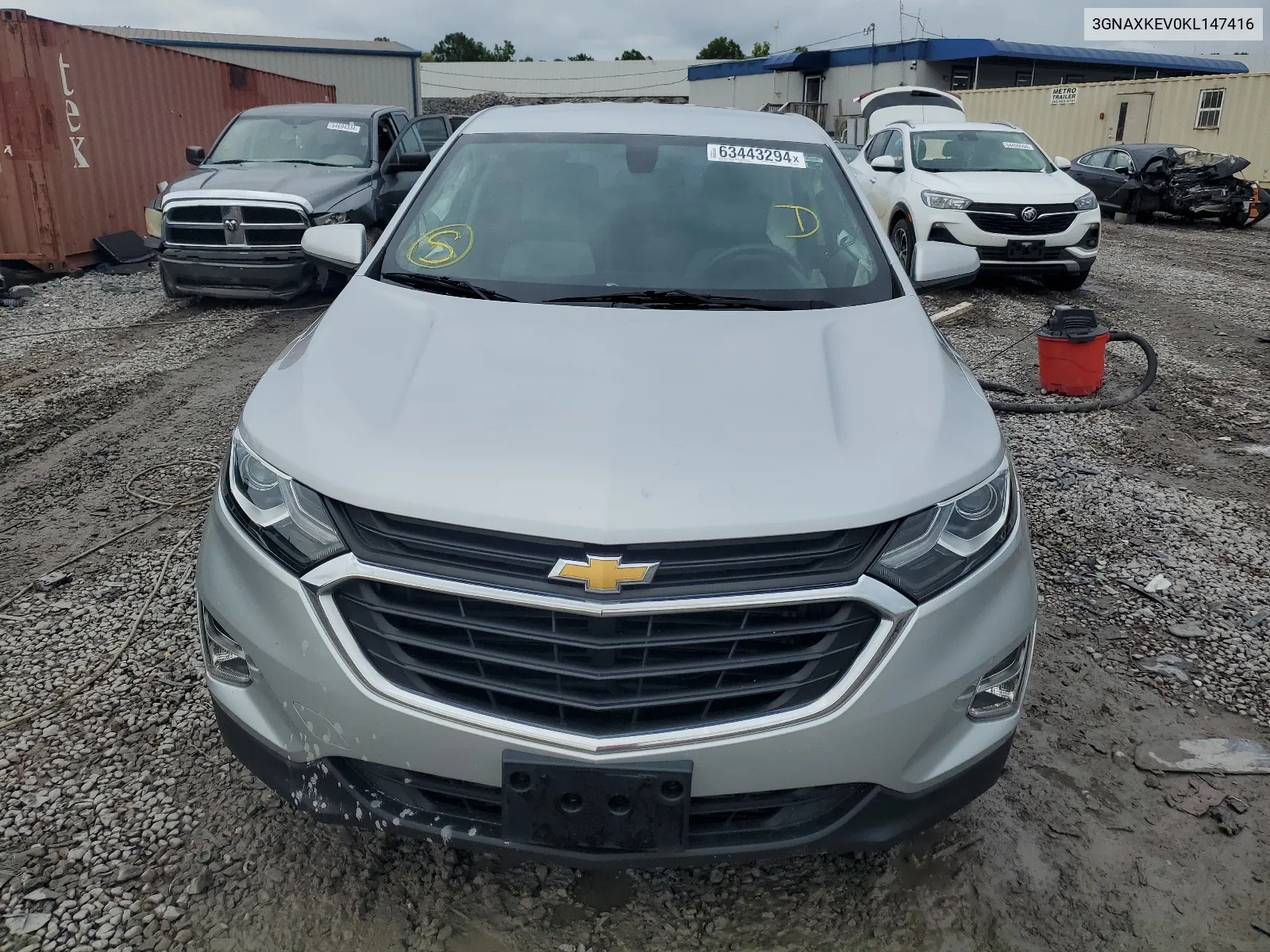 2019 Chevrolet Equinox Lt VIN: 3GNAXKEV0KL147416 Lot: 63443294