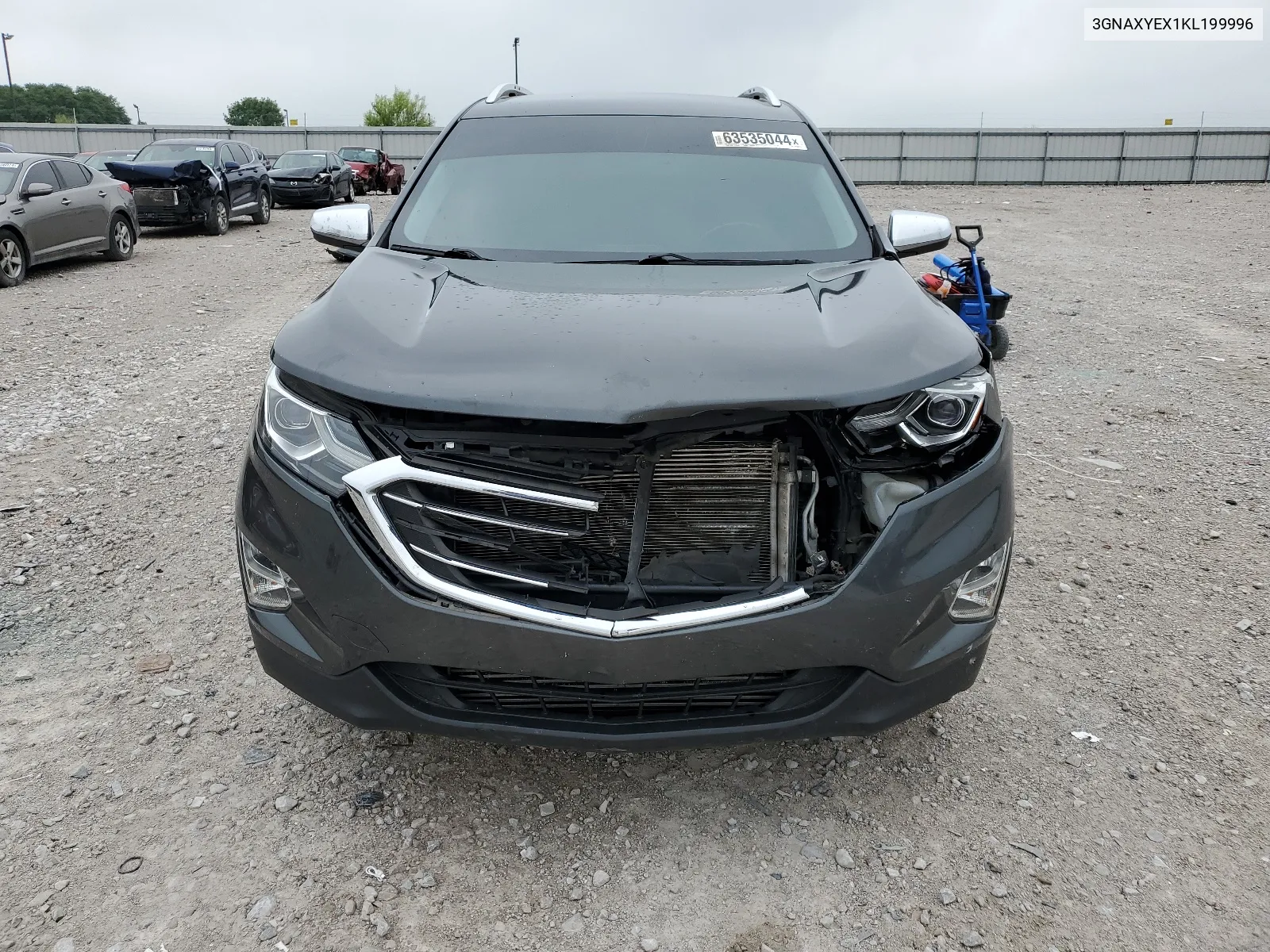 2019 Chevrolet Equinox Premier VIN: 3GNAXYEX1KL199996 Lot: 63535044