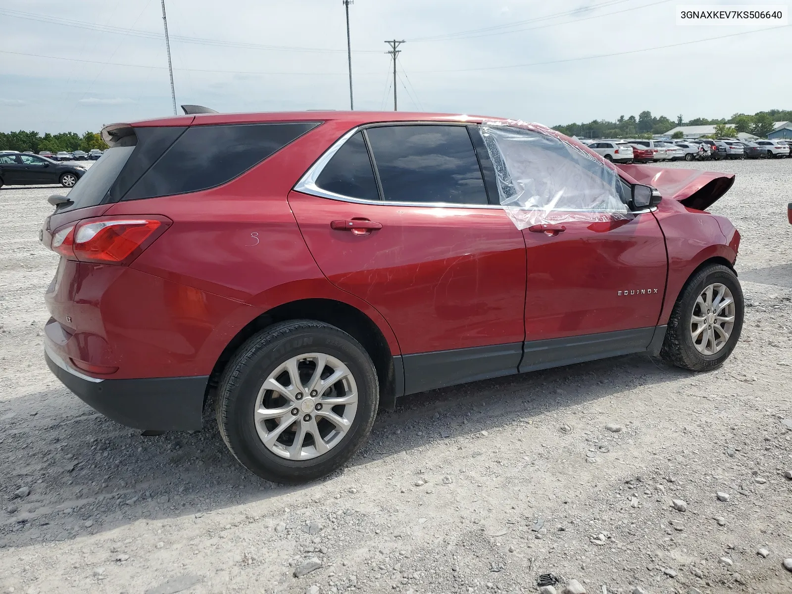 2019 Chevrolet Equinox Lt VIN: 3GNAXKEV7KS506640 Lot: 63710304