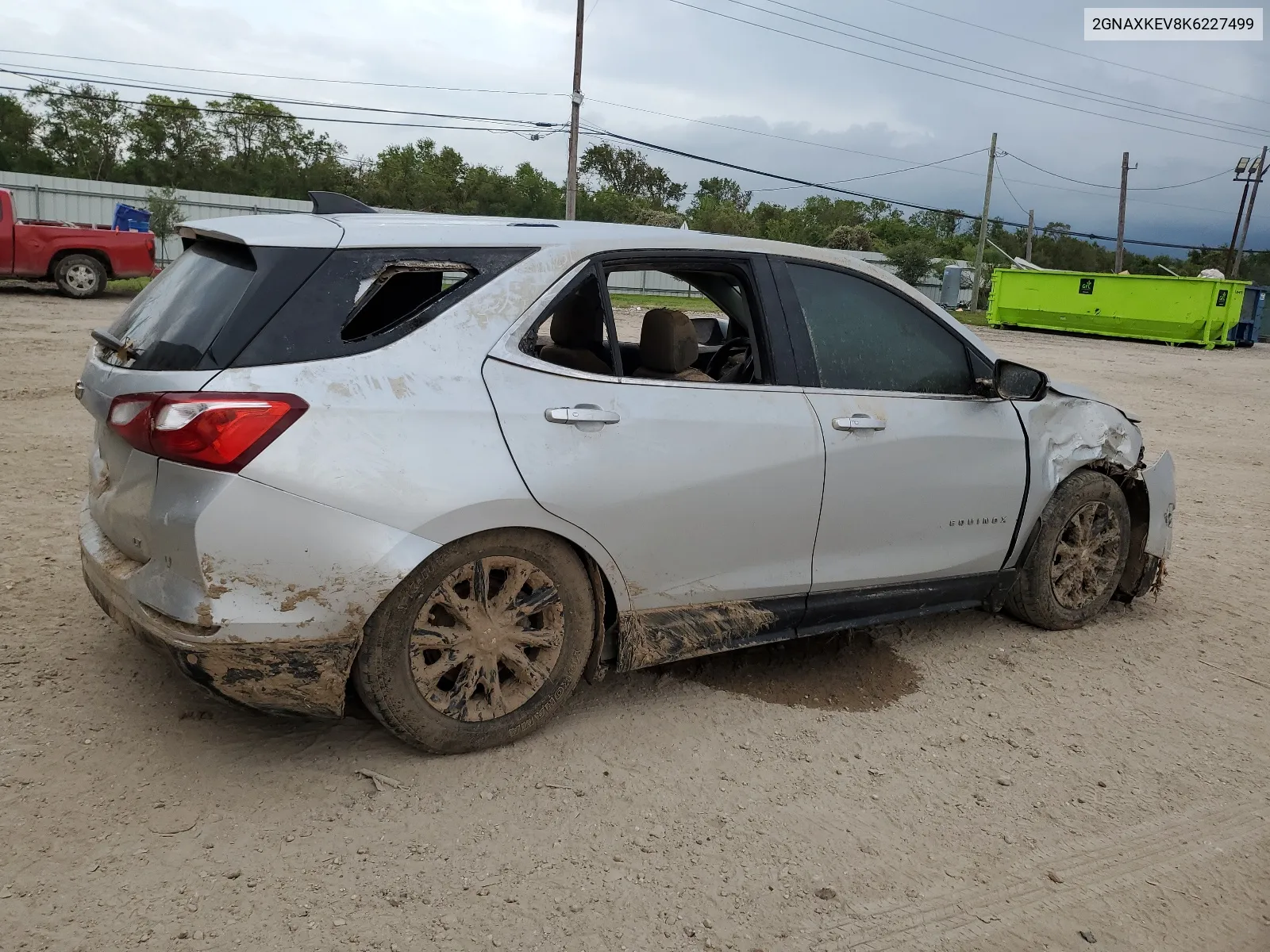 2GNAXKEV8K6227499 2019 Chevrolet Equinox Lt