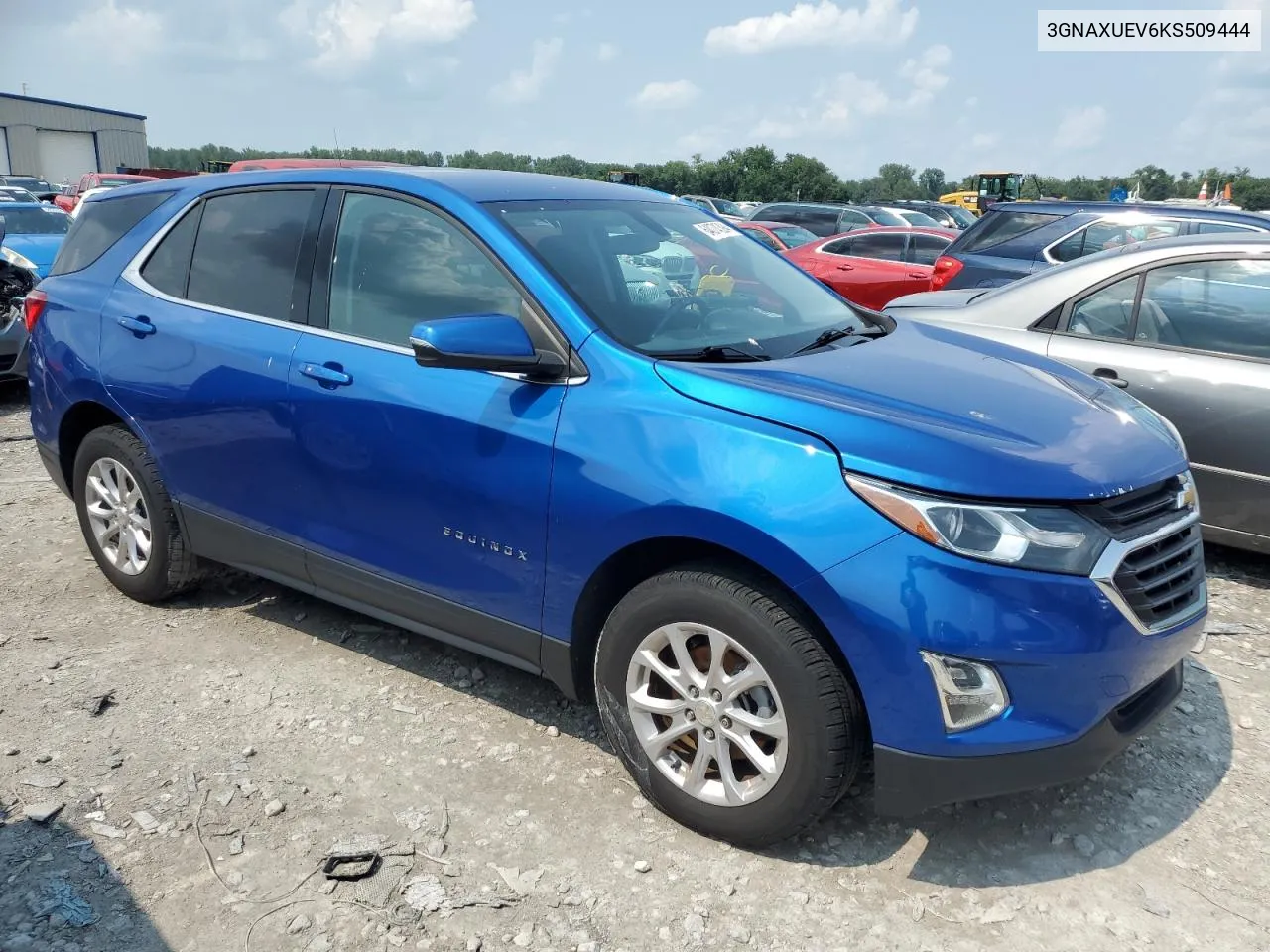 2019 Chevrolet Equinox Lt VIN: 3GNAXUEV6KS509444 Lot: 64074394