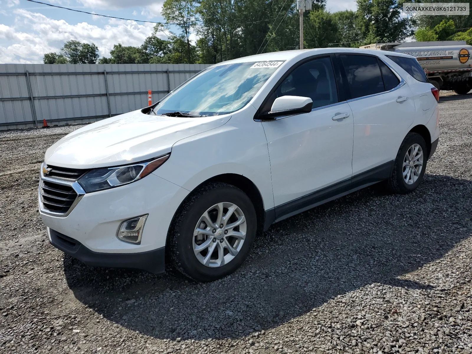 2019 Chevrolet Equinox Lt VIN: 2GNAXKEV8K6121733 Lot: 64364544