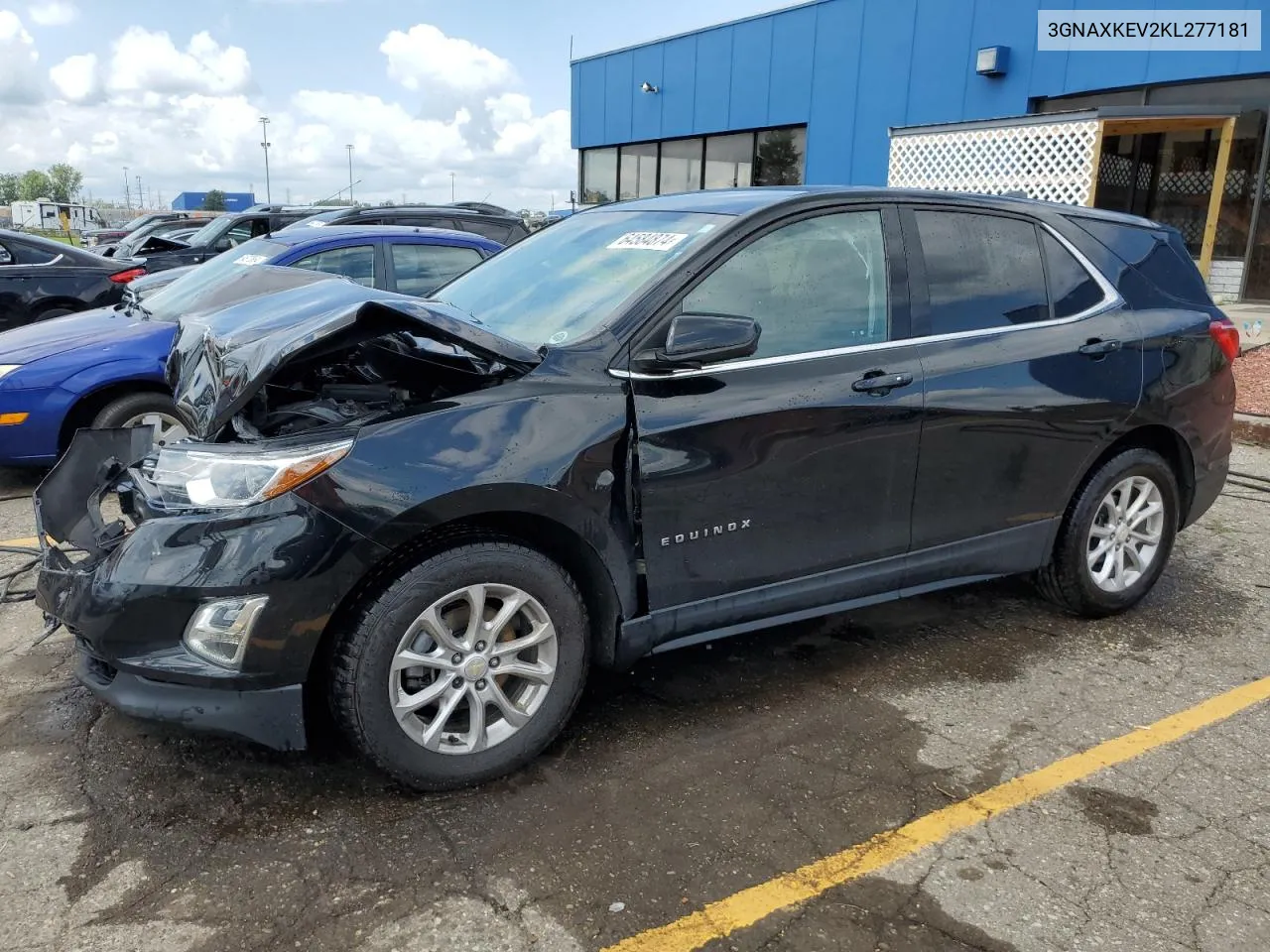 2019 Chevrolet Equinox Lt VIN: 3GNAXKEV2KL277181 Lot: 64584874