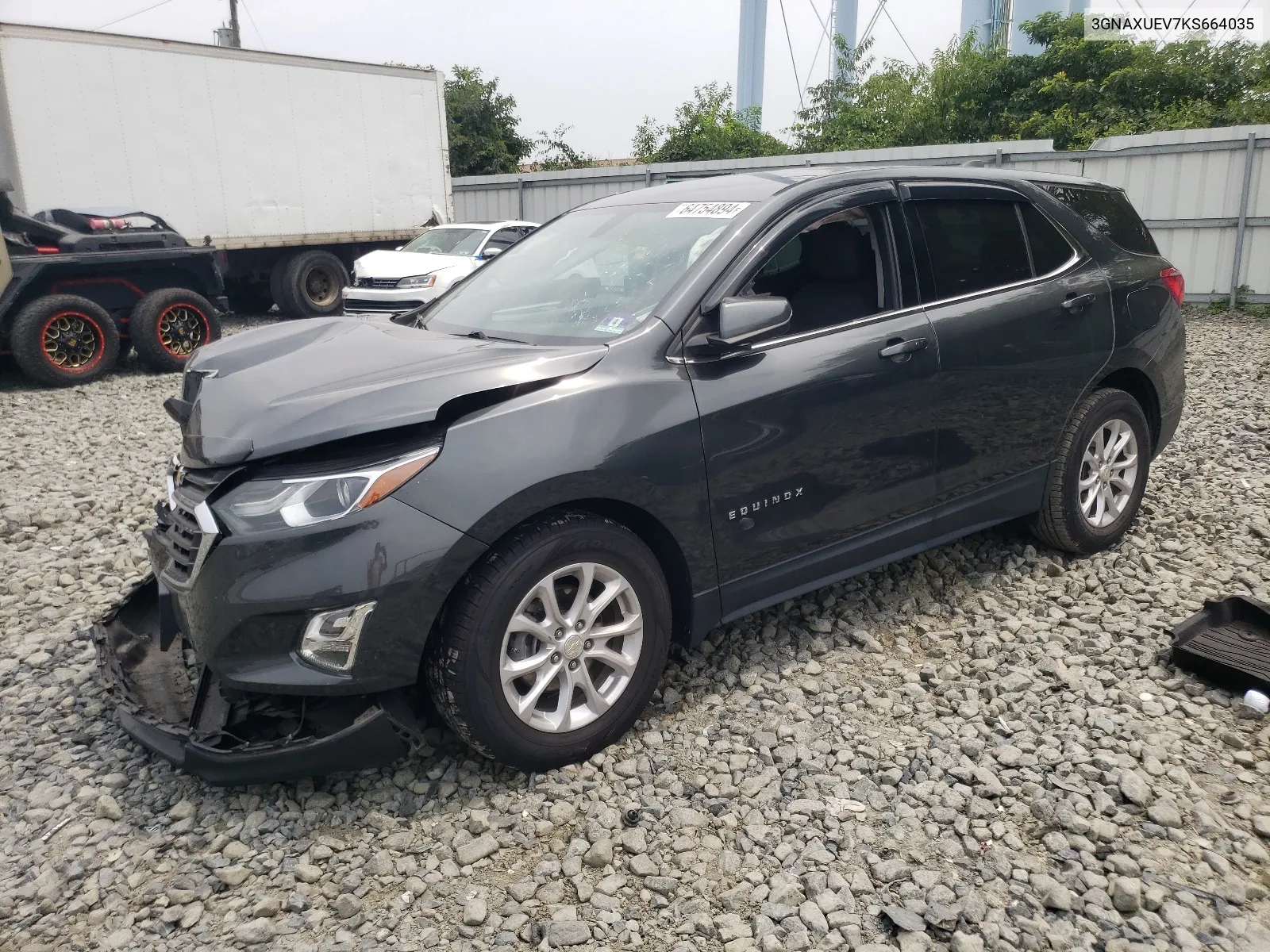 2019 Chevrolet Equinox Lt VIN: 3GNAXUEV7KS664035 Lot: 64754894