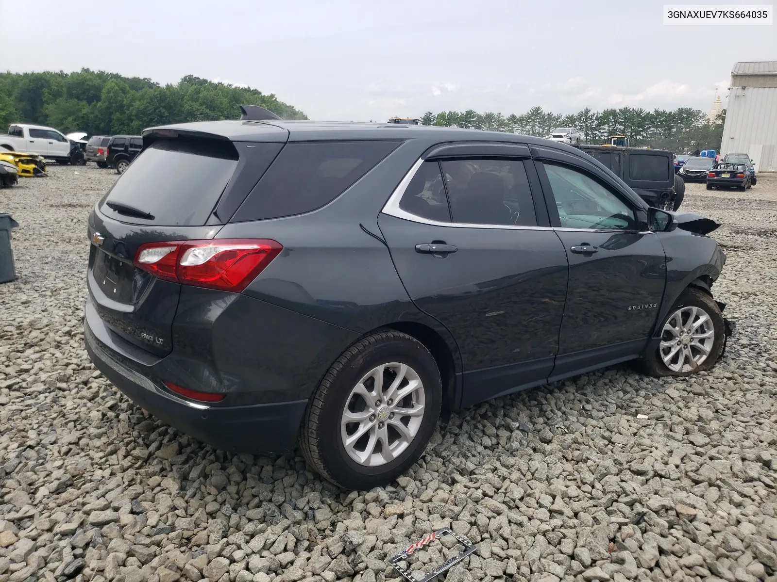 2019 Chevrolet Equinox Lt VIN: 3GNAXUEV7KS664035 Lot: 64754894