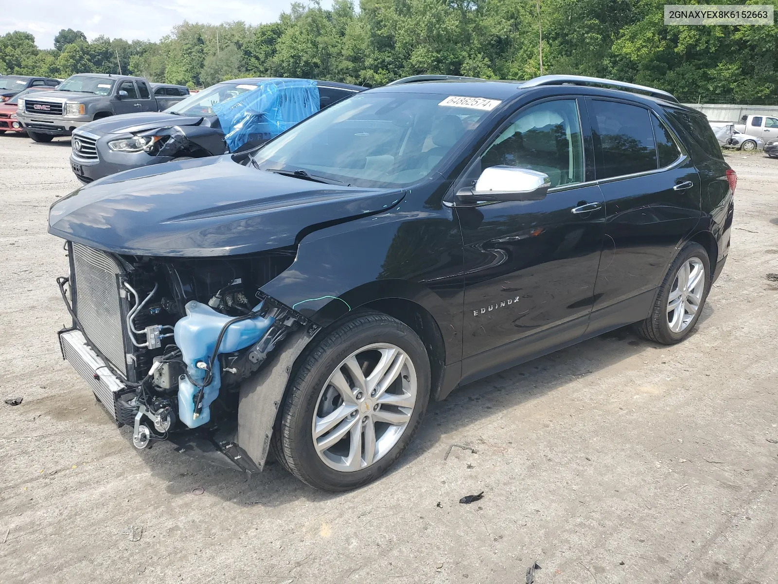 2019 Chevrolet Equinox Premier VIN: 2GNAXYEX8K6152663 Lot: 64862574