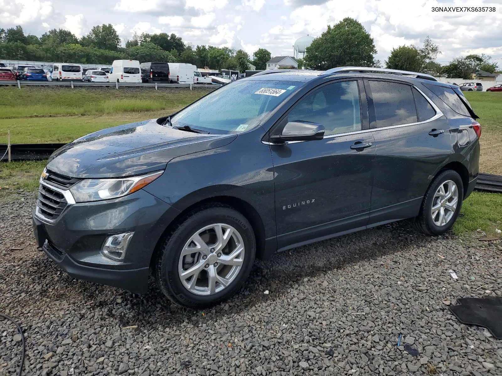 2019 Chevrolet Equinox Lt VIN: 3GNAXVEX7KS635738 Lot: 65051564