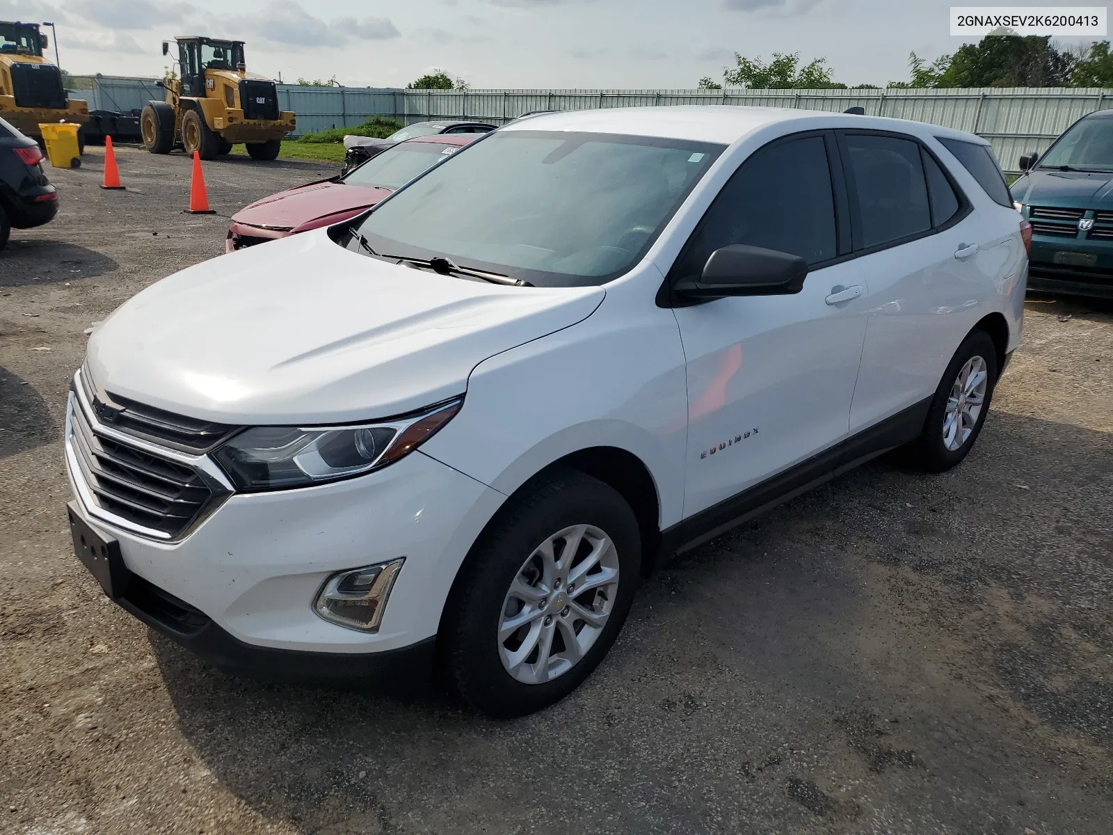 2019 Chevrolet Equinox Ls VIN: 2GNAXSEV2K6200413 Lot: 65056864