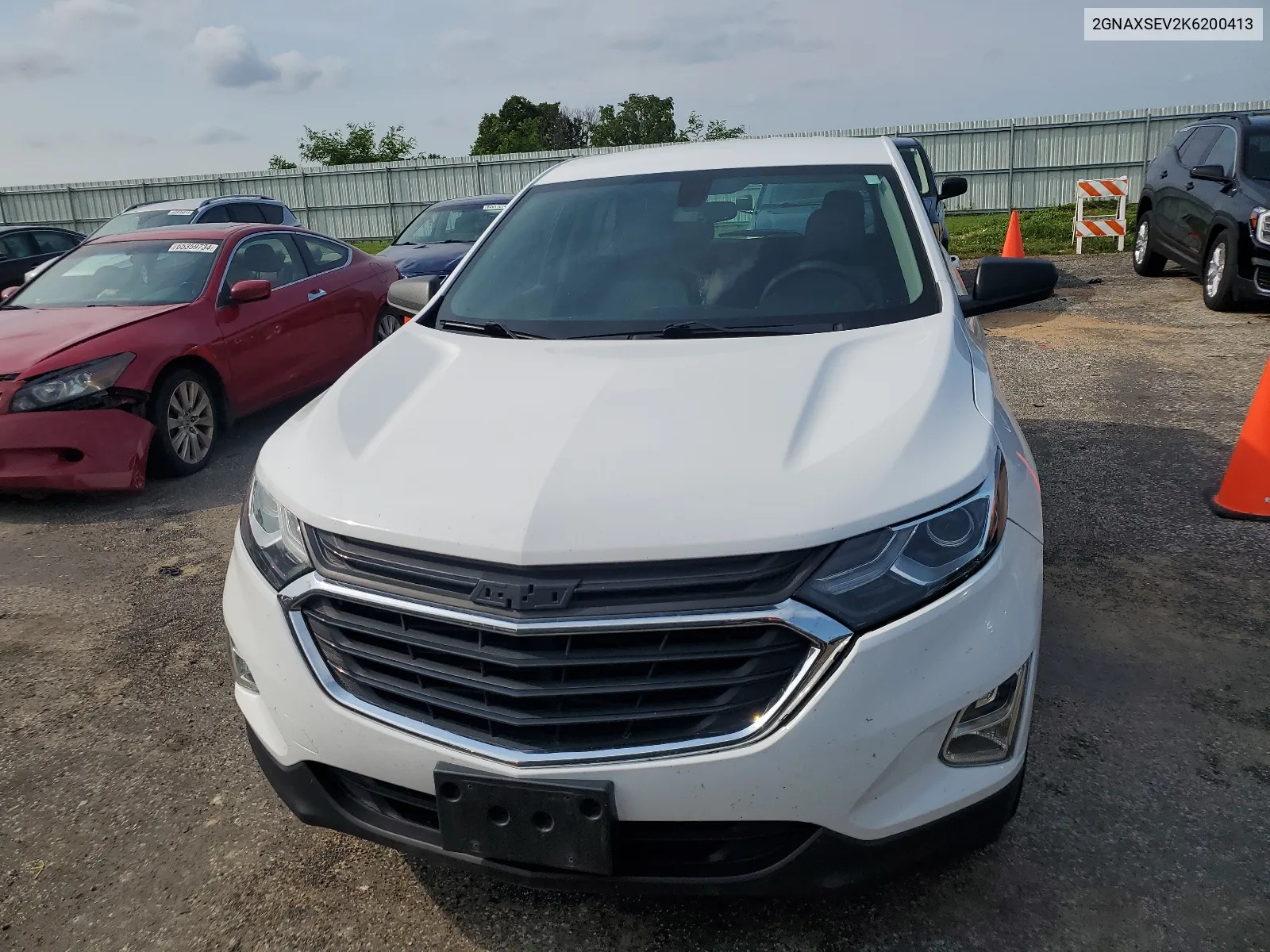 2019 Chevrolet Equinox Ls VIN: 2GNAXSEV2K6200413 Lot: 65056864