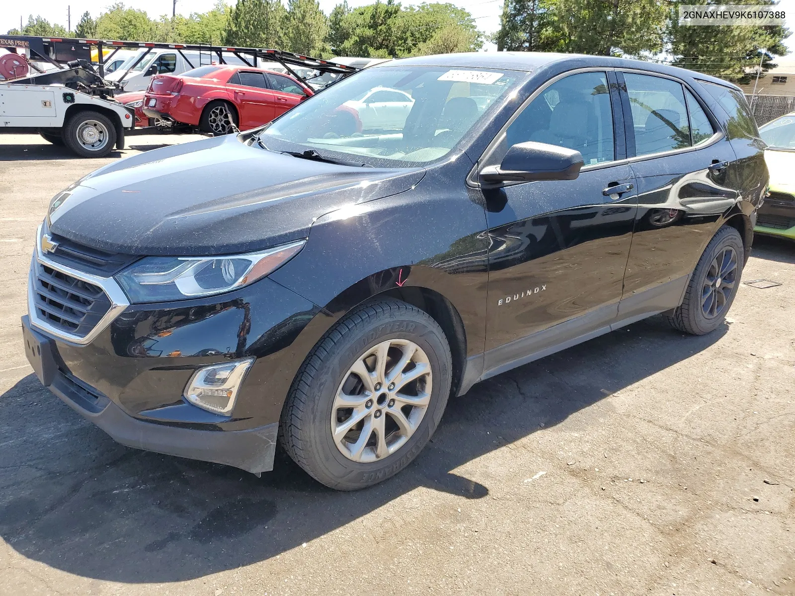 2019 Chevrolet Equinox Ls VIN: 2GNAXHEV9K6107388 Lot: 65175864