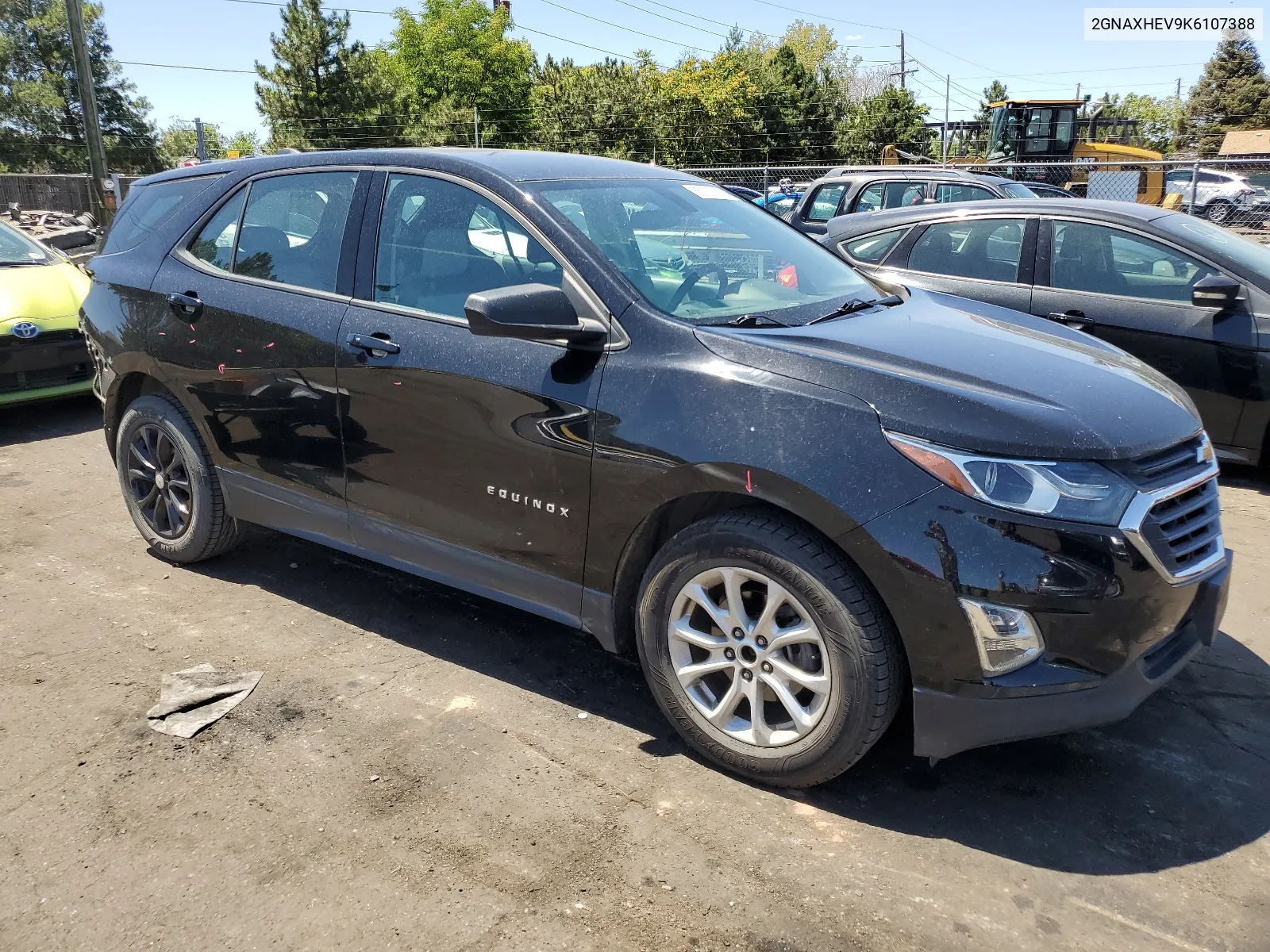 2019 Chevrolet Equinox Ls VIN: 2GNAXHEV9K6107388 Lot: 65175864