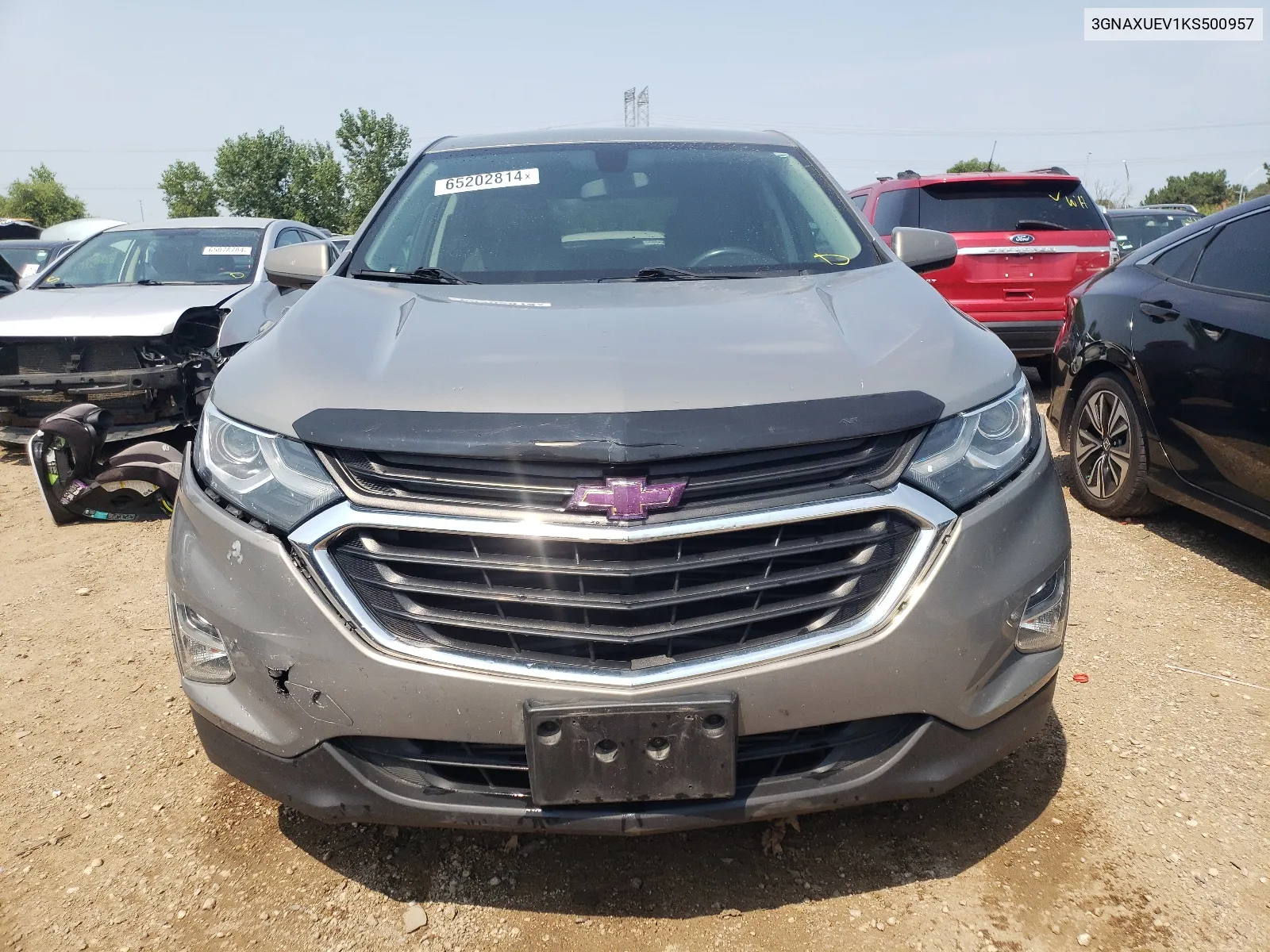 2019 Chevrolet Equinox Lt VIN: 3GNAXUEV1KS500957 Lot: 65202814