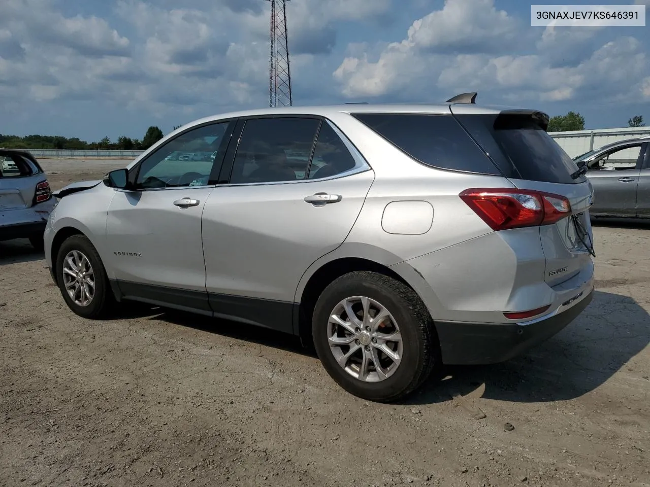 2019 Chevrolet Equinox Lt VIN: 3GNAXJEV7KS646391 Lot: 65294794