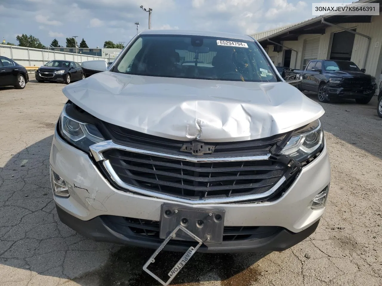 2019 Chevrolet Equinox Lt VIN: 3GNAXJEV7KS646391 Lot: 65294794