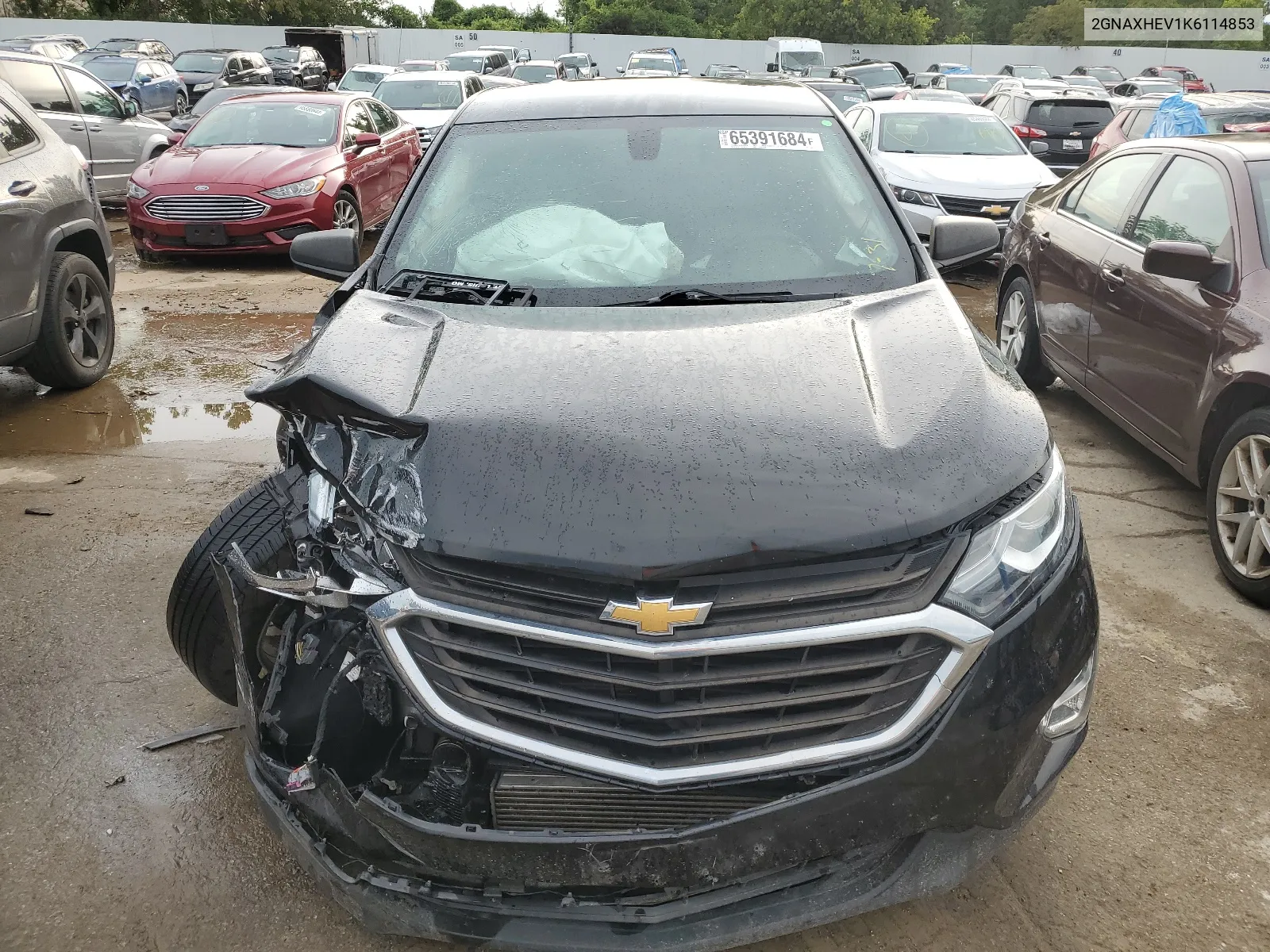 2019 Chevrolet Equinox Ls VIN: 2GNAXHEV1K6114853 Lot: 65391684