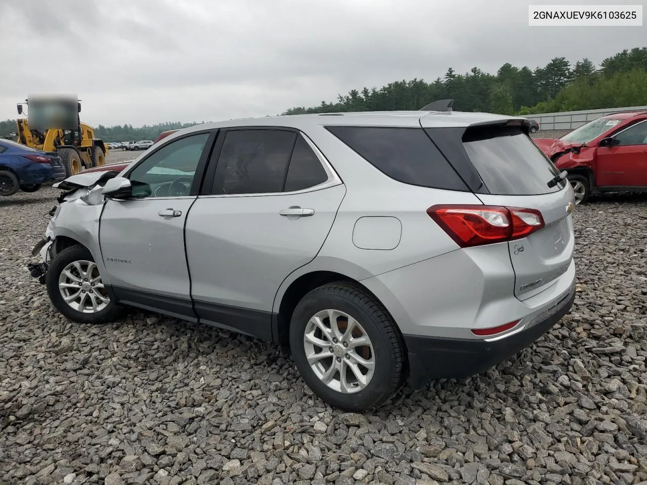 2019 Chevrolet Equinox Lt VIN: 2GNAXUEV9K6103625 Lot: 65715634