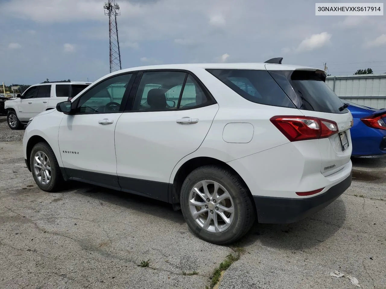 2019 Chevrolet Equinox Ls VIN: 3GNAXHEVXKS617914 Lot: 65802484